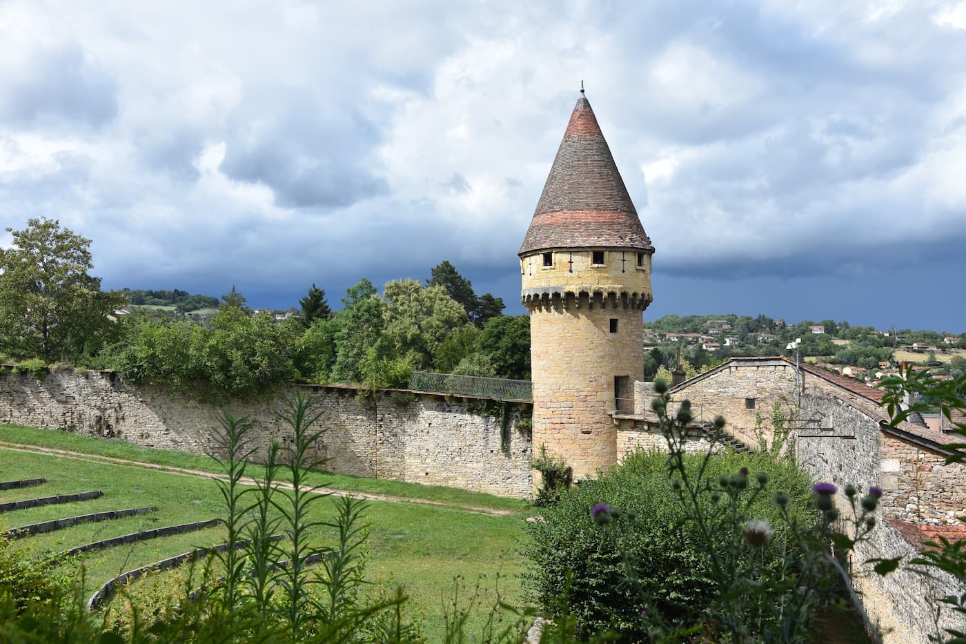 Abbaye de Cluny et ses remparts
