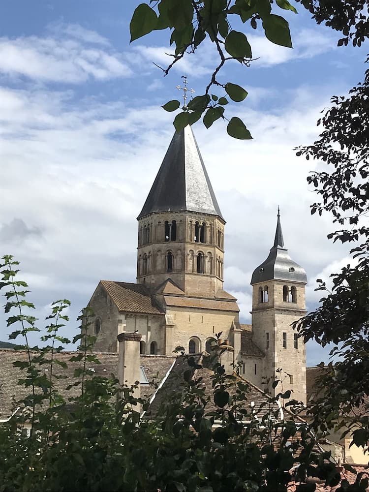 Bourgogne clocher de l'abbaye de Cluny