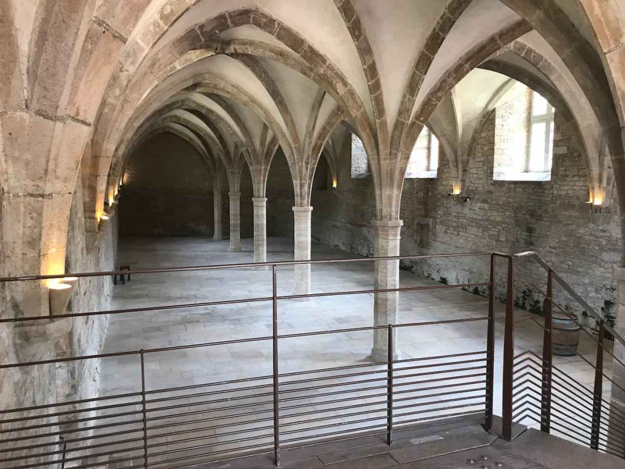 Bourgogne cellier de l'abbaye de Cluny