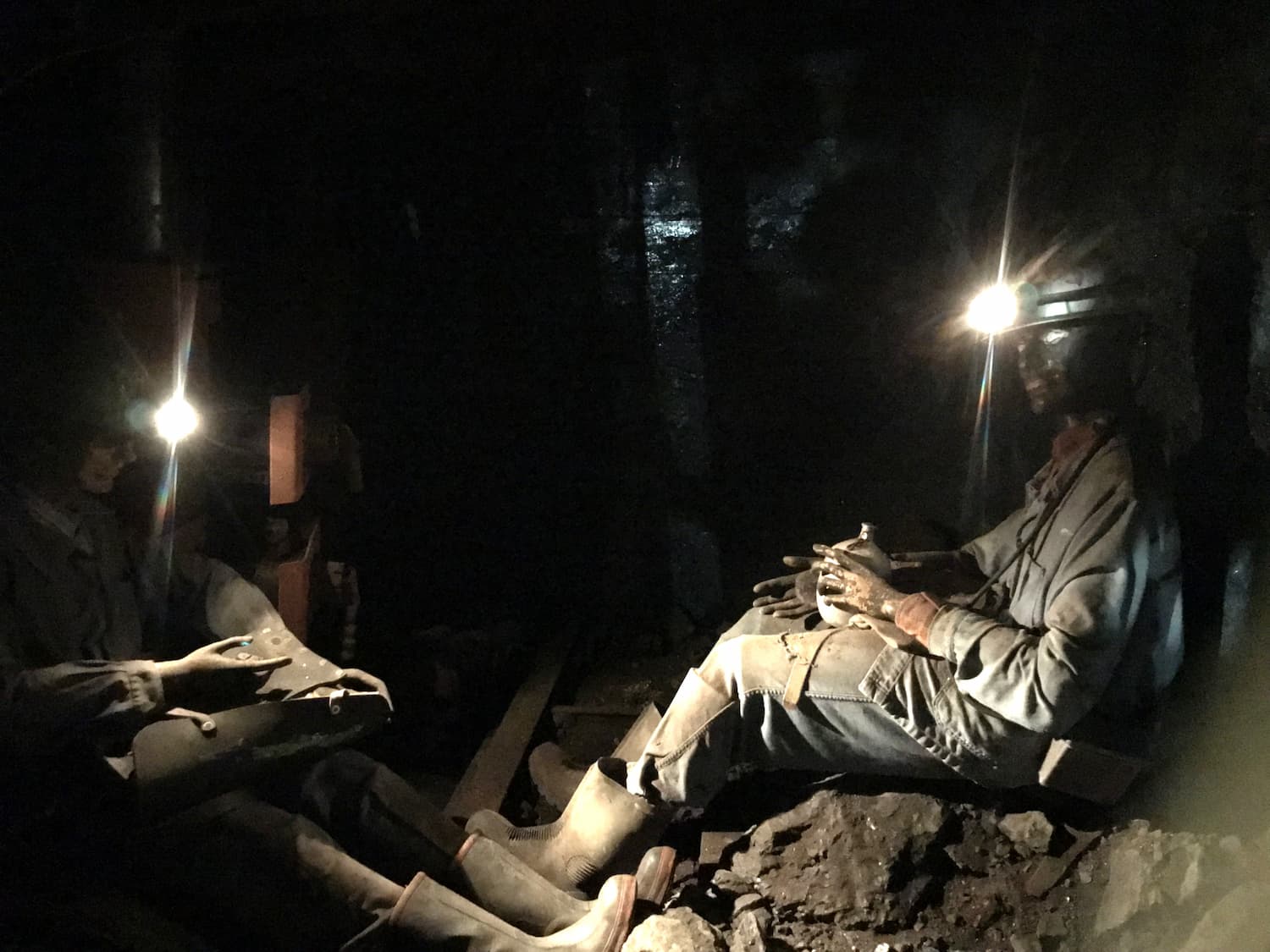 Boyau de la mine de Blanzy