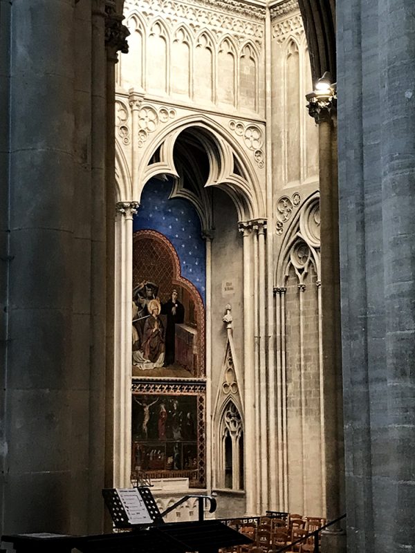 Normandie Cathédrale de Bayeux peintures