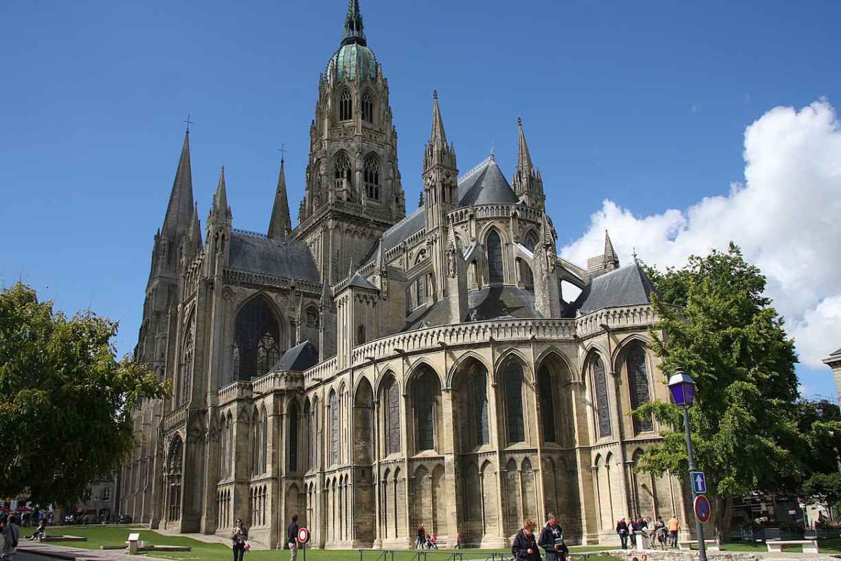 Normandie Bayeux chevet cathédrale