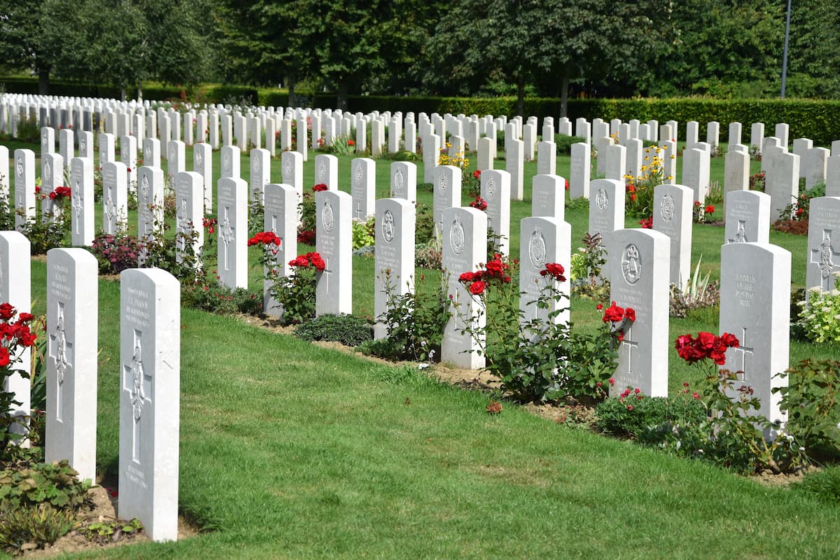 Normandie Bayeux cimetière militaire