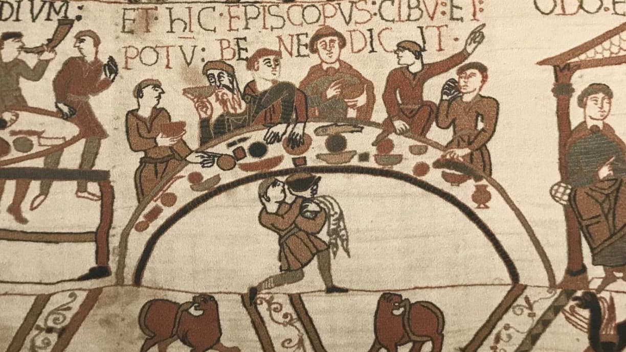 Normandie Banquet Tapisserie de Bayeux