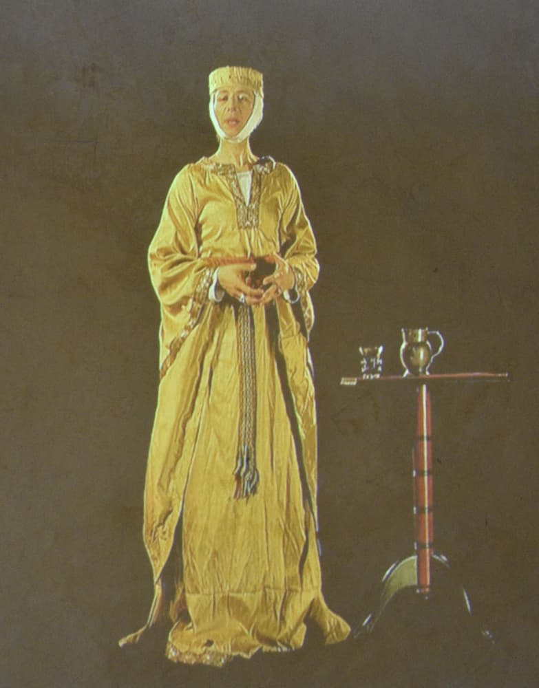 Normandie : projection à l'intérieur du château de Falaise