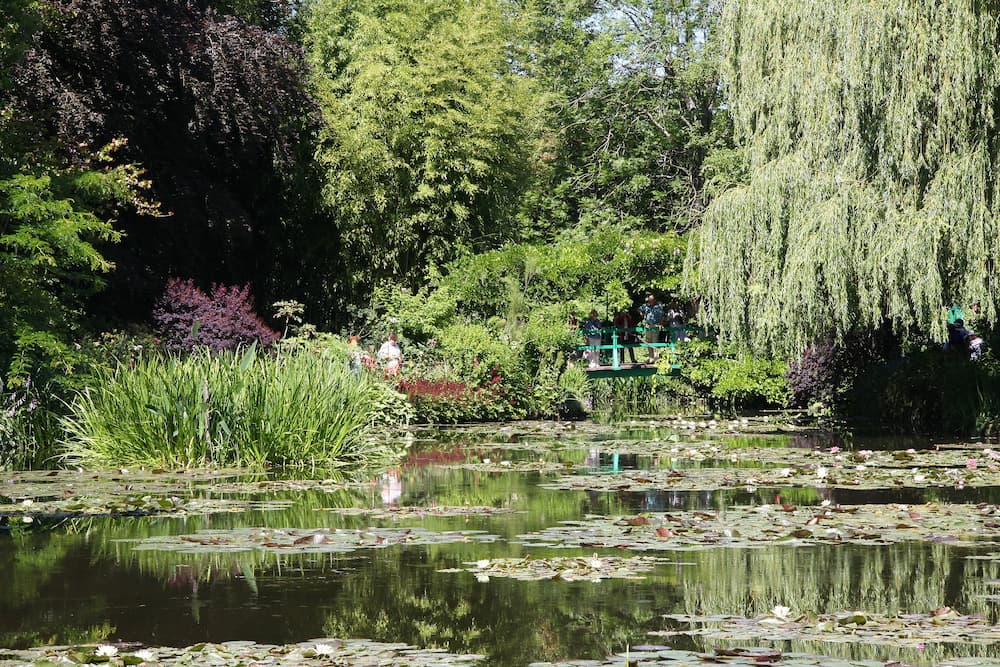 Bassin aux nymphéas à Giverny en Normandie
