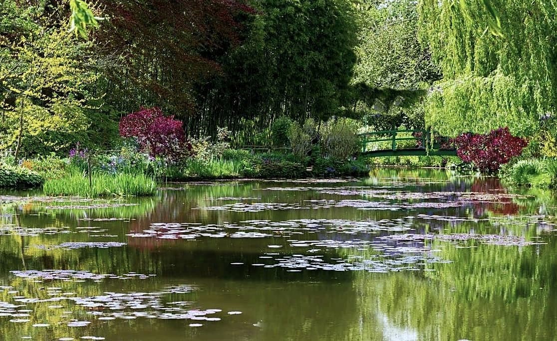 Normandie le bassin du jardin de Claude Monet à Giverny