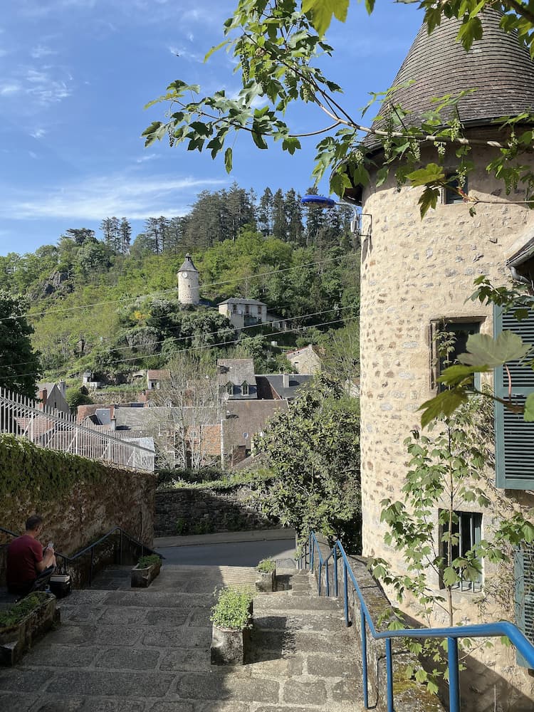 Vue depuis l'église d'Aubusson