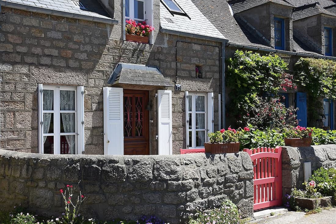 Normandie Maison granit Barfleur