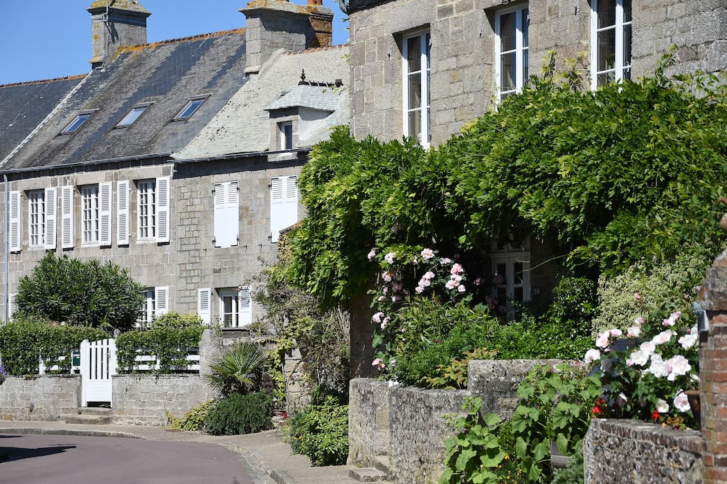 Normandie Barfleur maisons pêcheurs