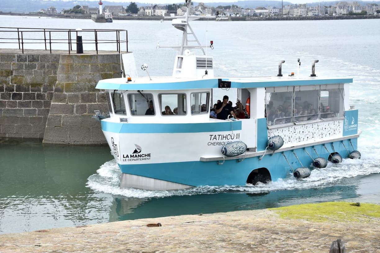 Manche Bateau à roues port de Tatihou