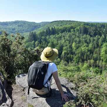 Panorama du haut de la Roche d'Oëtre