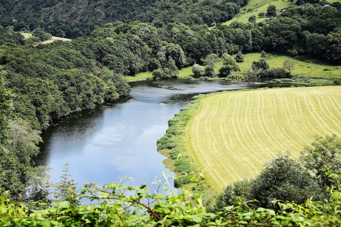 Normandie : méandre de l'Orne en Suisse Normande