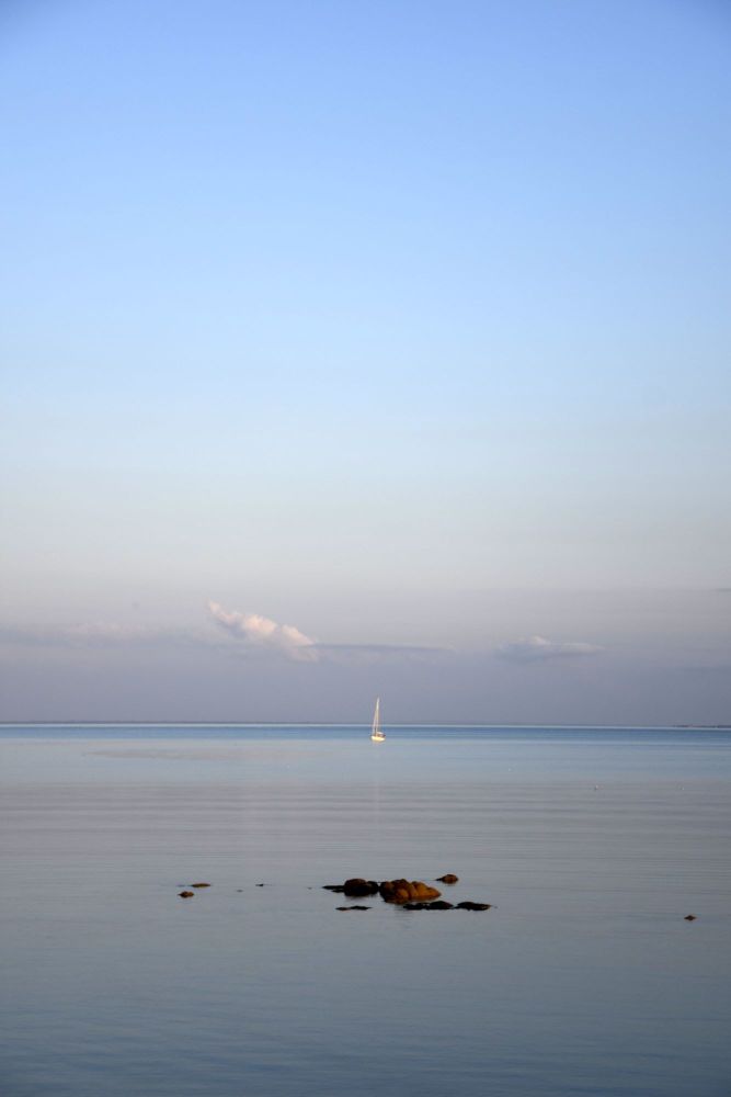 Coucher de soleil à Tatihou Manche 