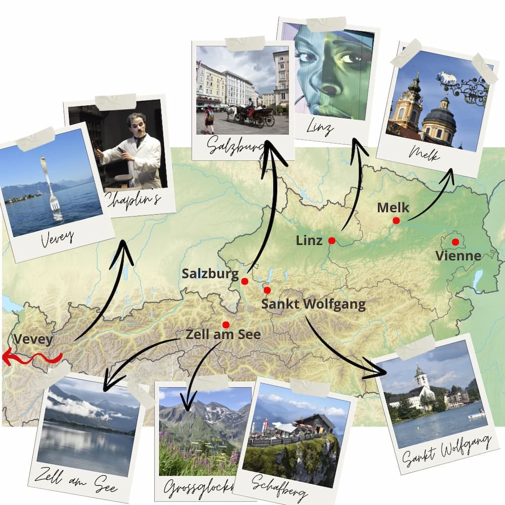 Autriche itinéraire