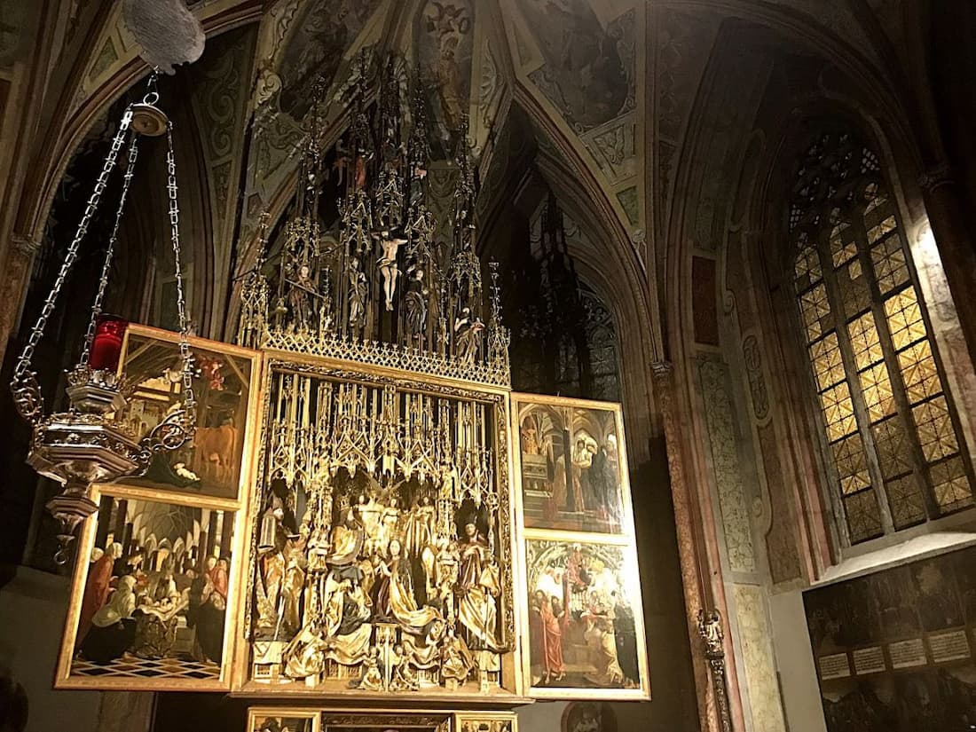 Le retable église baroque de Saint-Wolfgang