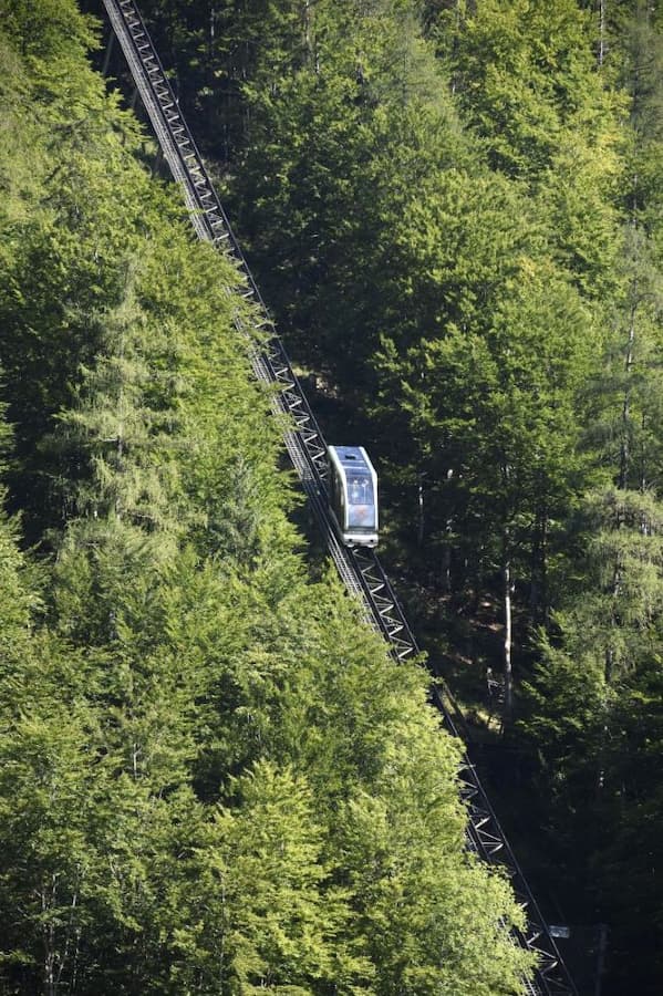 Funiculaire mine Hallstatt Autriche 