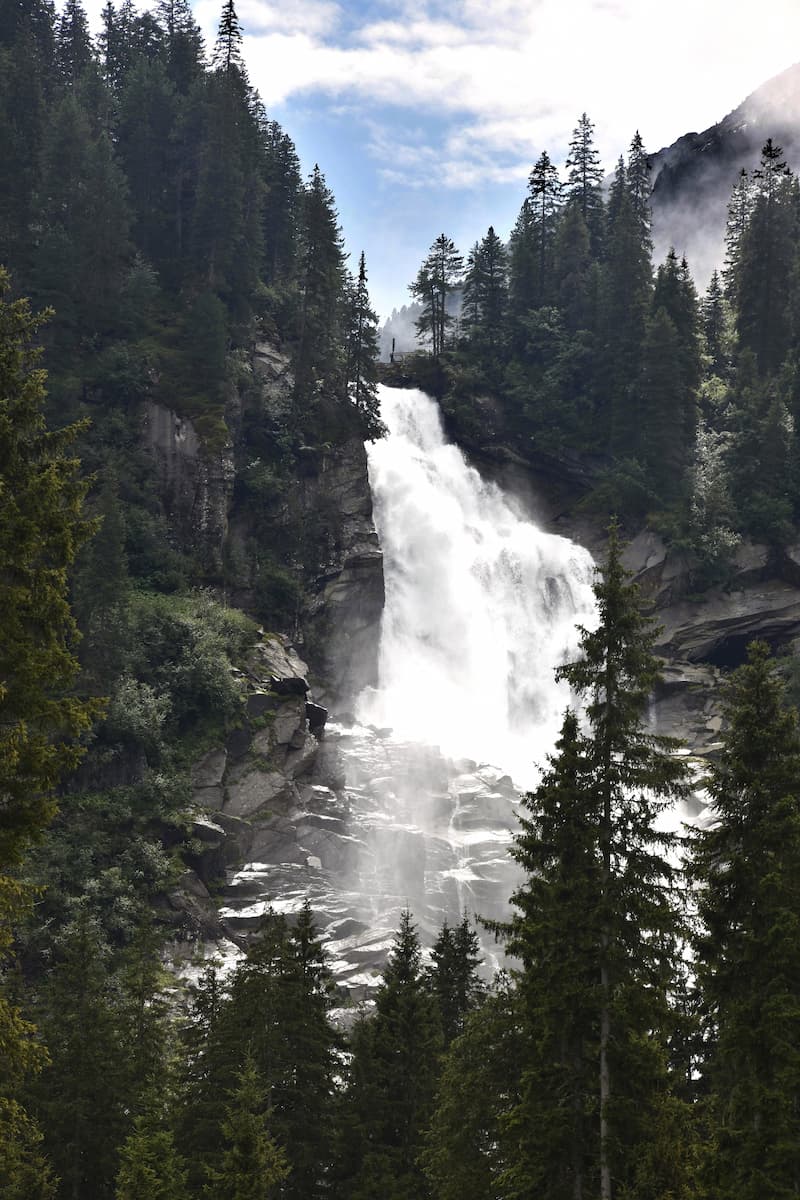 Chute de Krimml en Autriche 