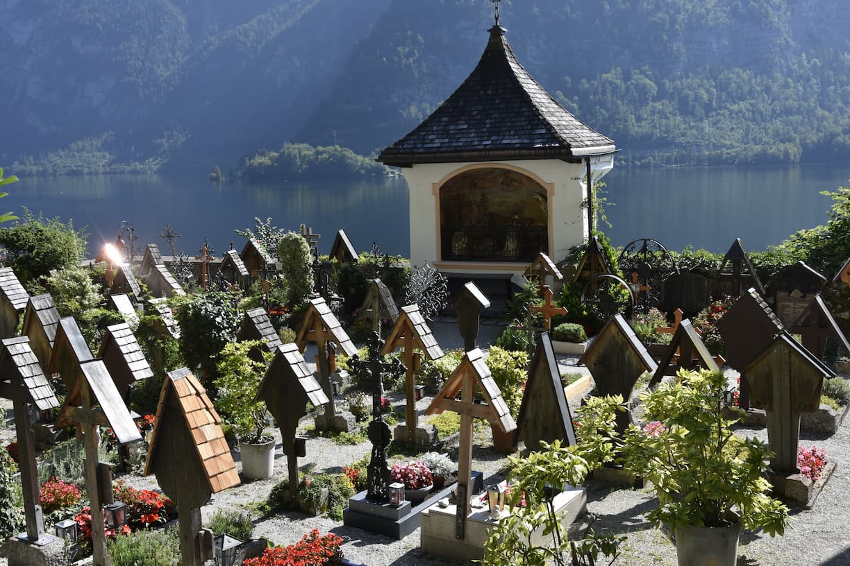 Cimetière d'Hallstatt Autriche 