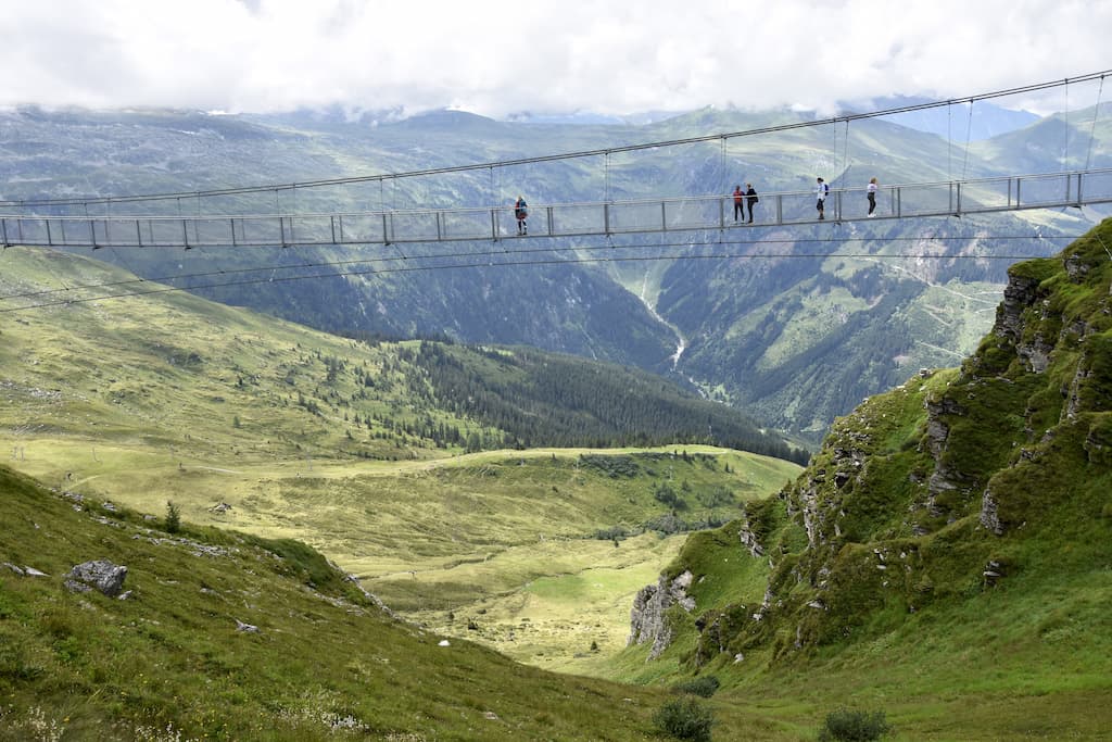 pont suspendu stubnerkogel 