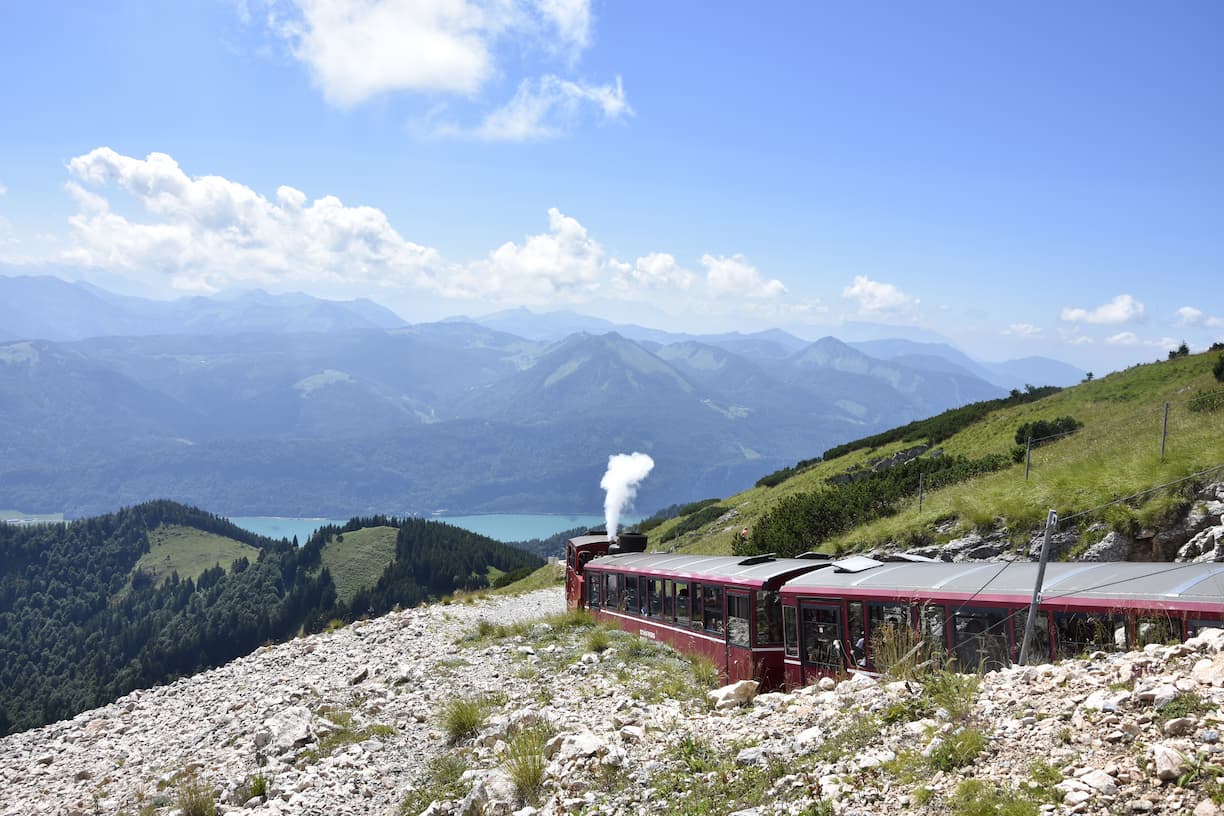 Train à vapeur Schafberg Saint Wolfgang Autriche 