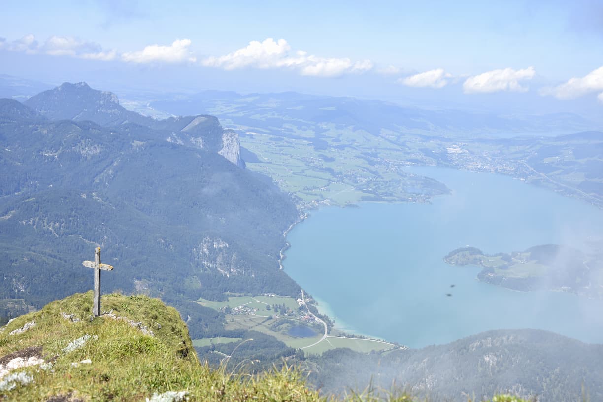 Mondsee vu du Schafberg Autriche 