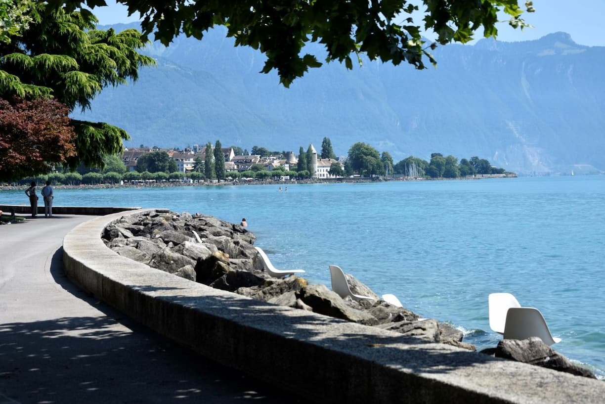 lac de Genève à Vevey Suisse