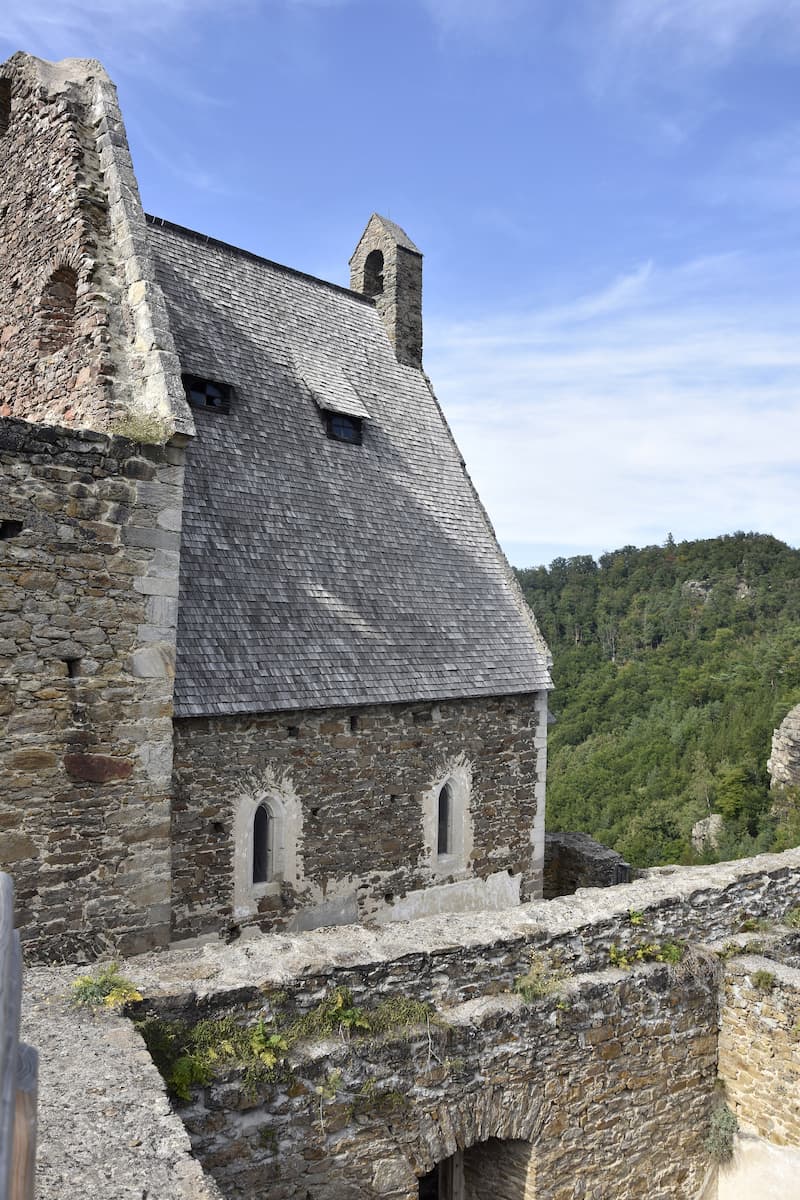 Le chateau d'Aggstein domine  le Danube en Autriche