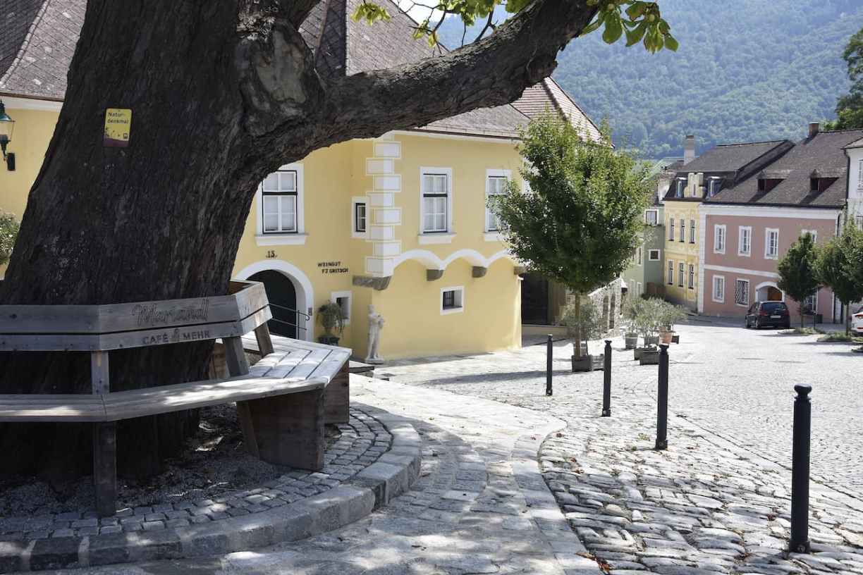 Village de Spitz sur le Danube en Autriche