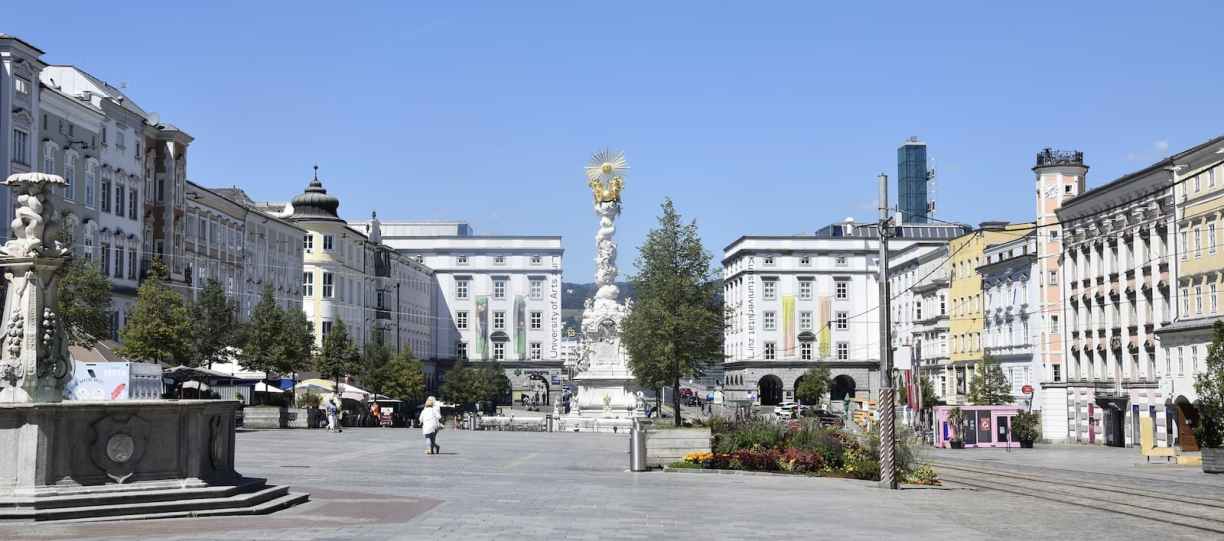 Grand Place de Linz en Autriche