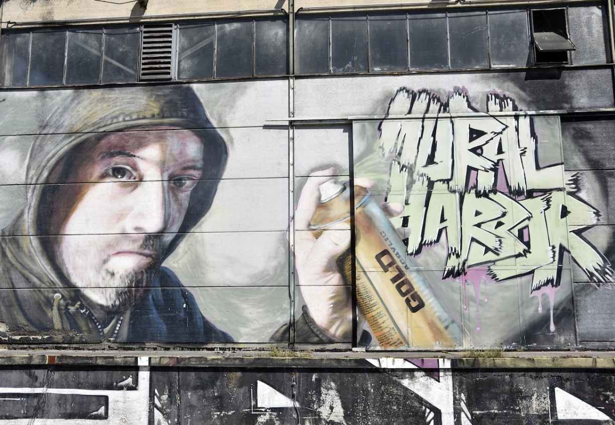 Mural Harbor Gallery de Linz en Autriche 