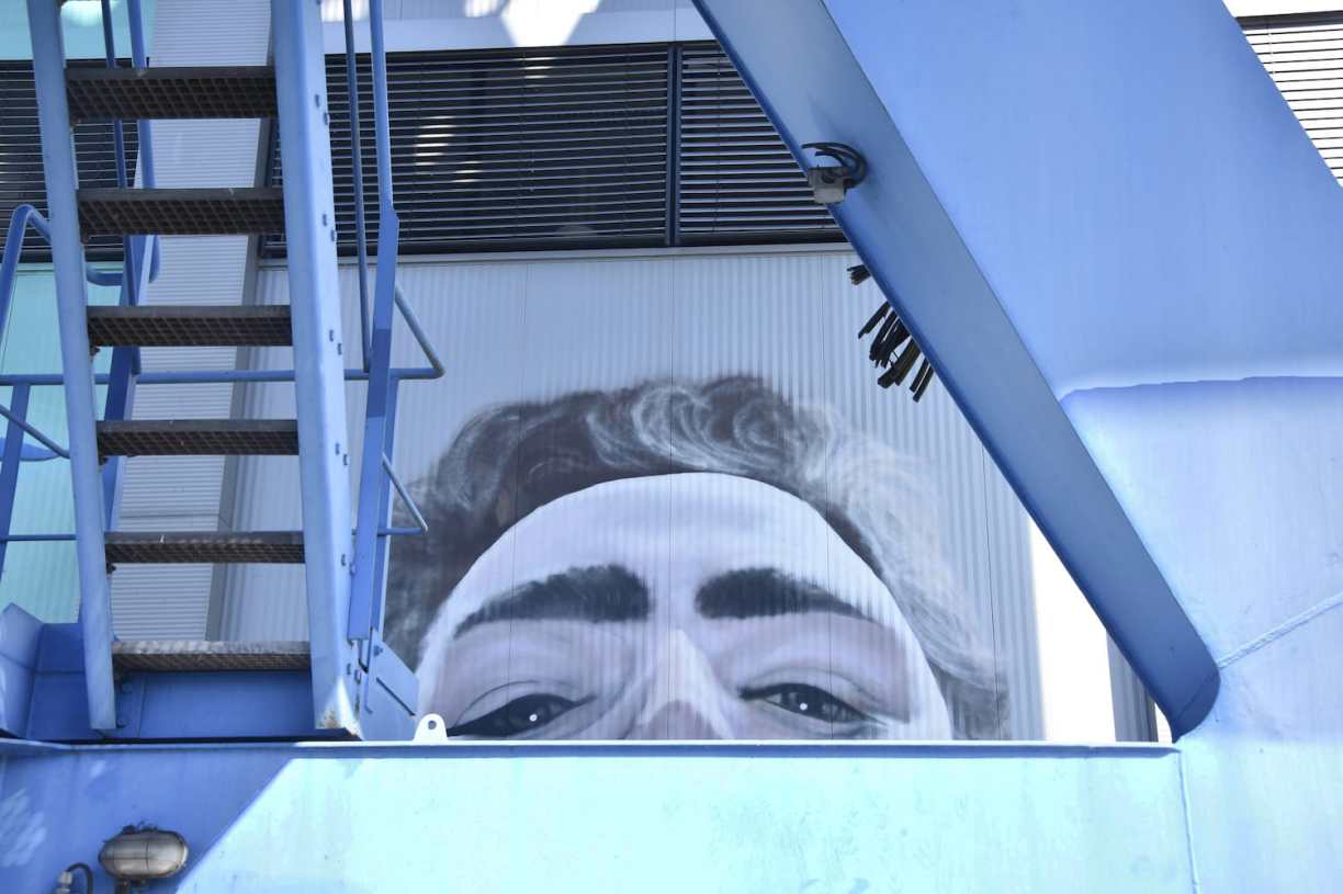 Autriche : street art à la Mural Harbor Gallery du port de Linz