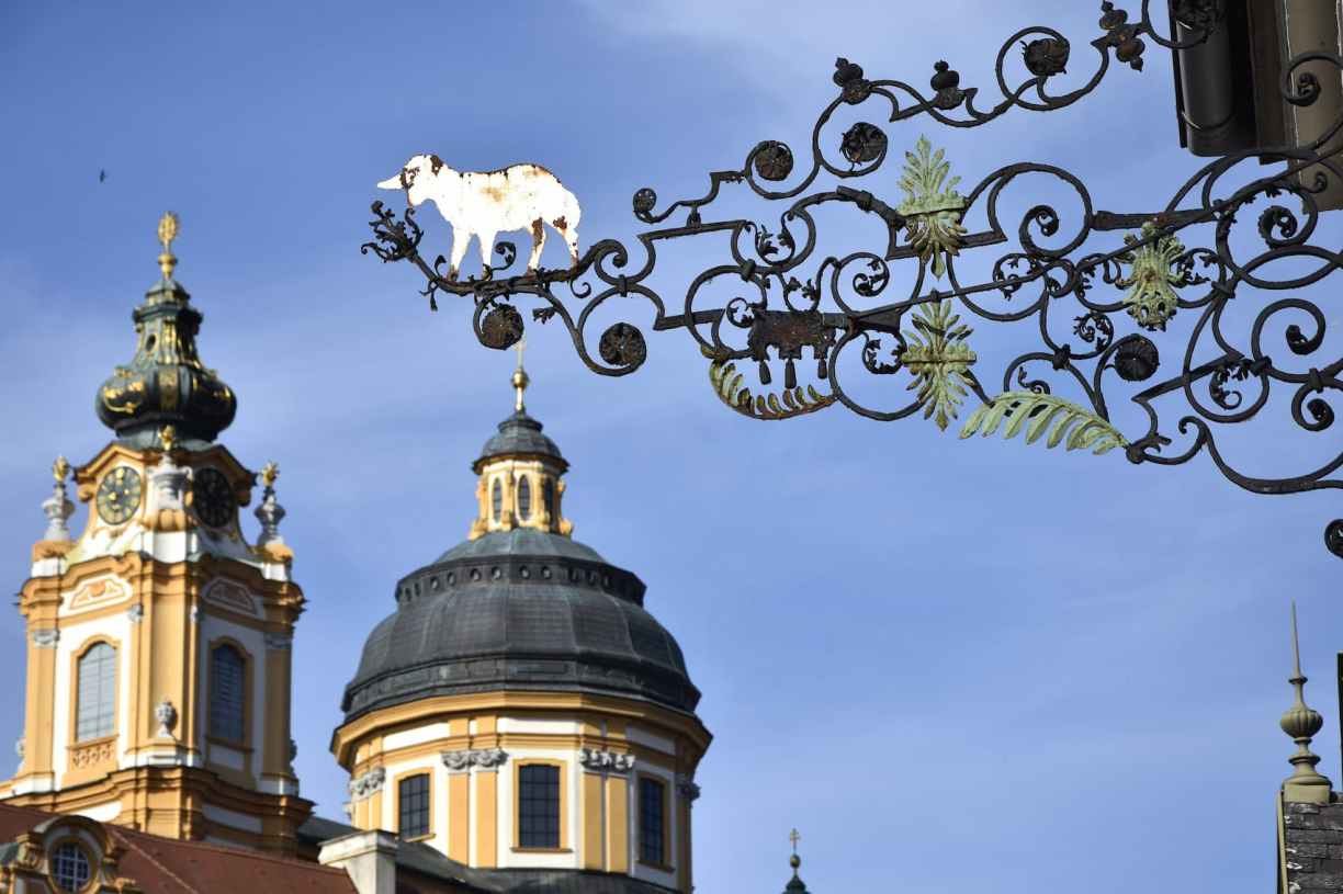 Melk sur le Danube en Autriche