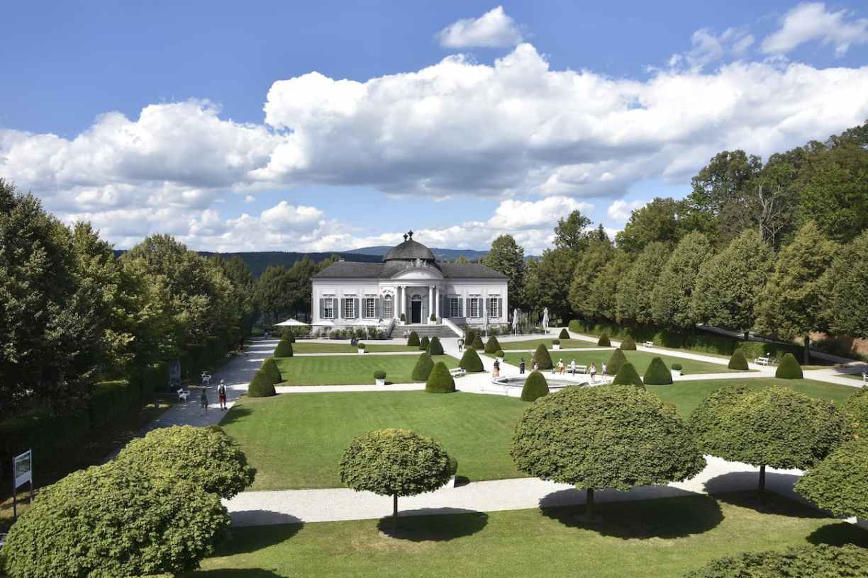 Jardins de l'abbaye de Melk en Autriche 