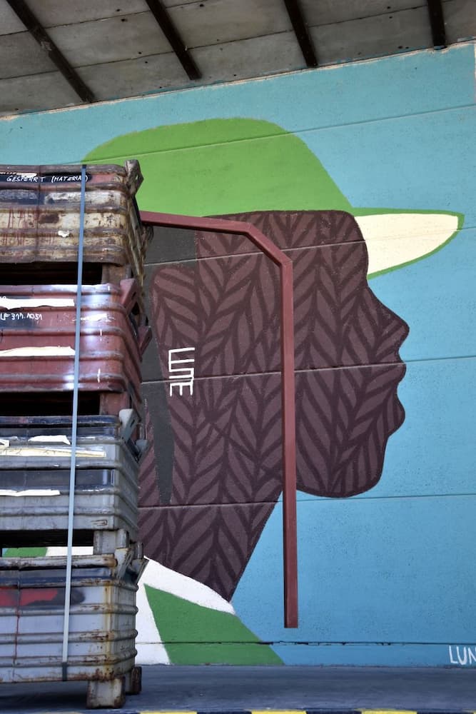 Street art port de Linz Autriche 