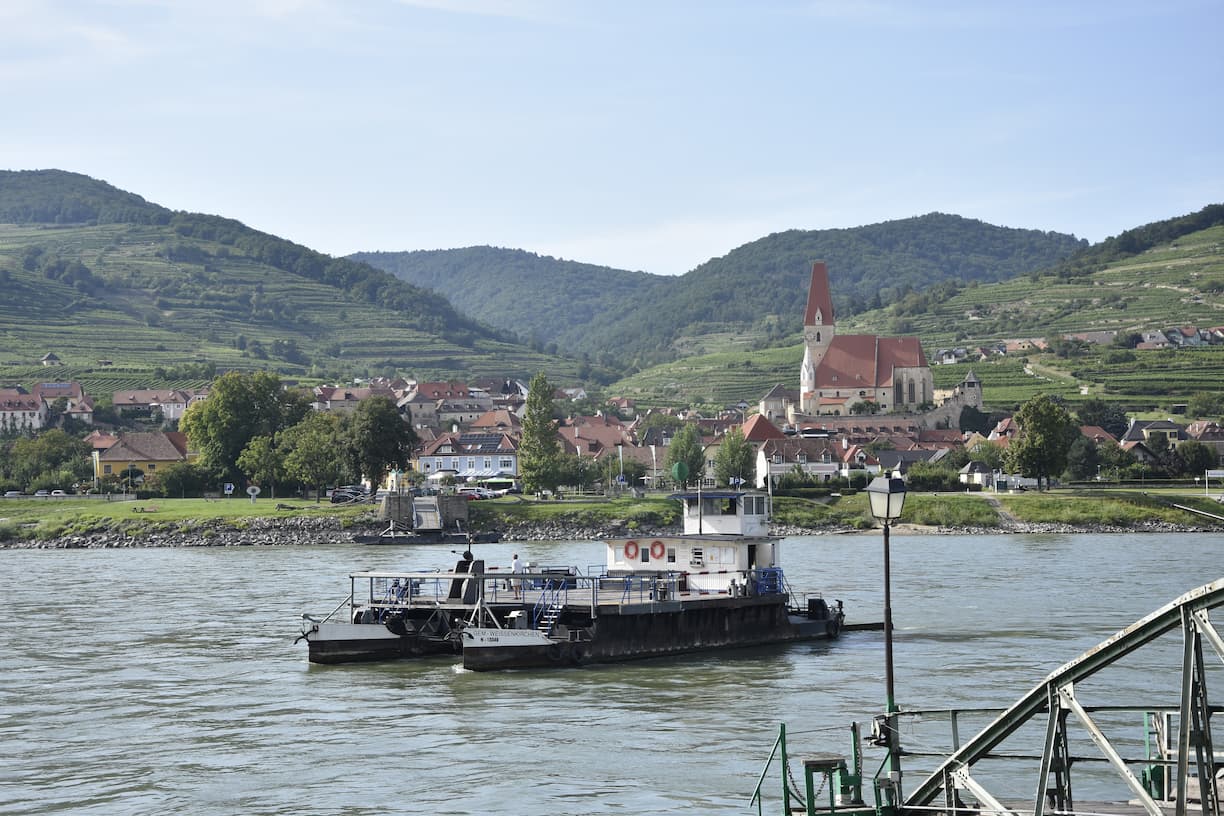 Autriche Bac pour traverser le Danube