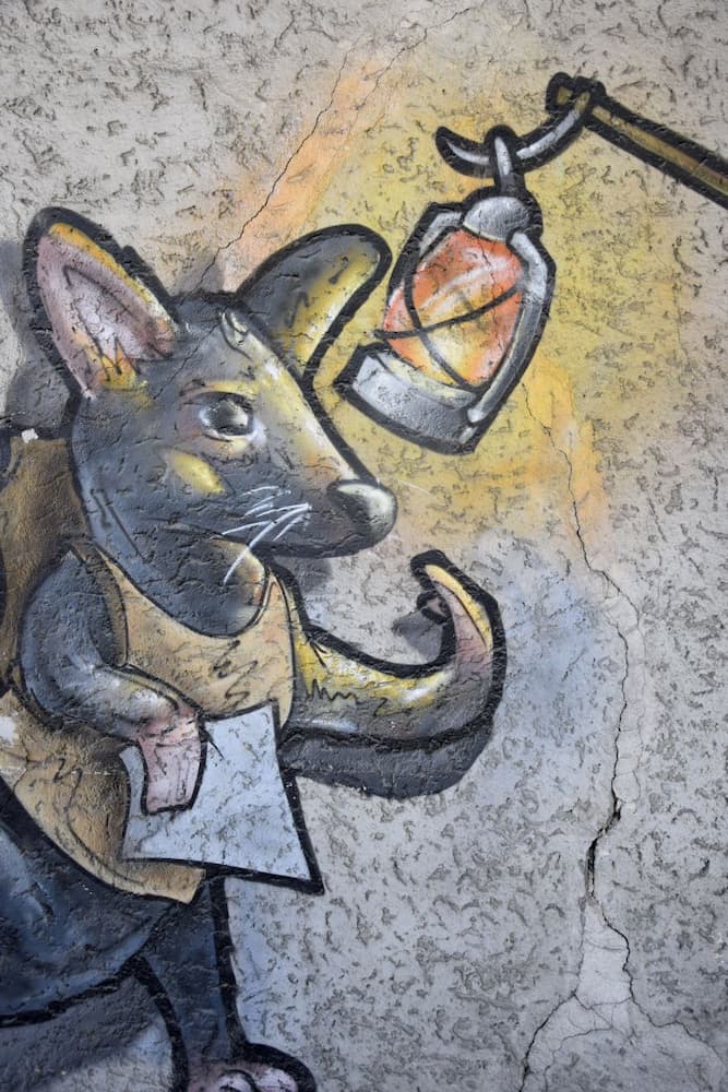 Autriche Street art du port de Linz