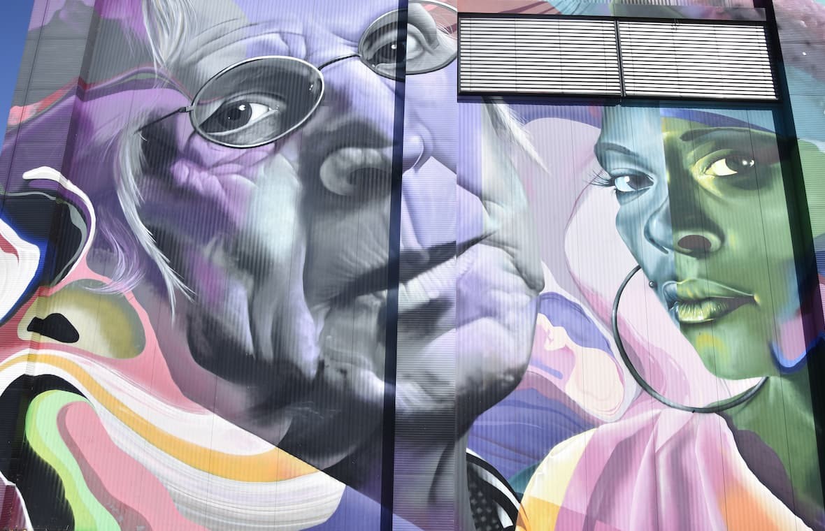 Linz : Mural Harbor Gallery, street art Autriche 