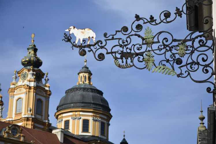 Tour et coupole de l'abbaye de Melk