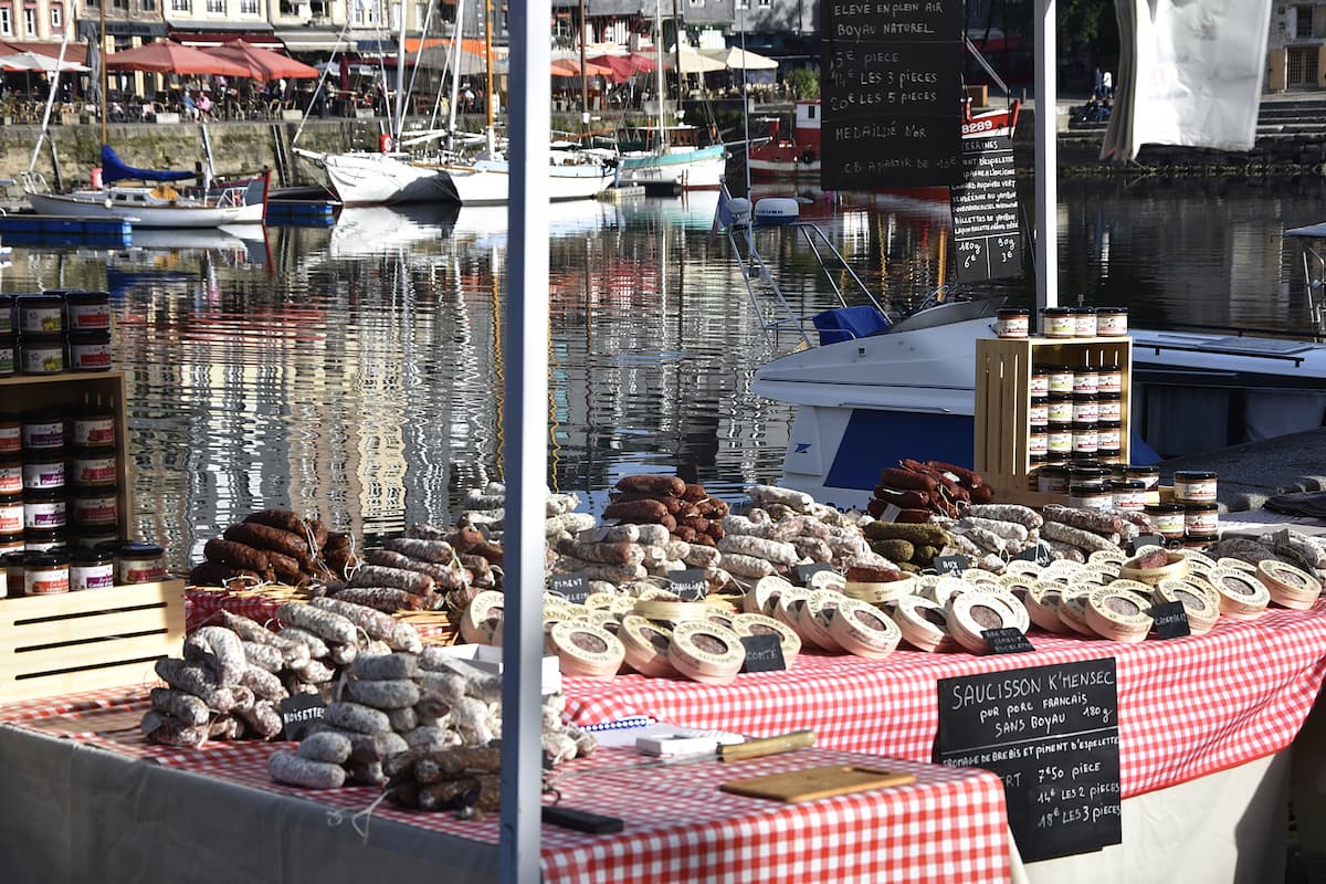 Normandie : Honfleur marché