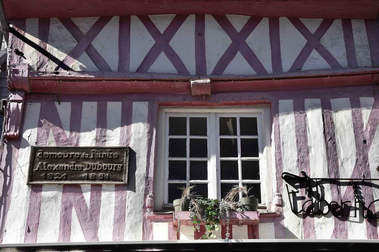 Normandie : Honfleur maison colombages