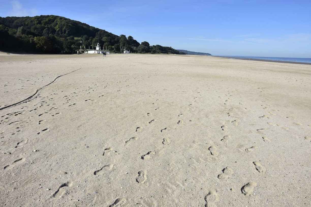 Normandie plage du Butin Honfleur