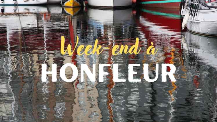 Port de Honfleur lors d’un week-end en Normandie 