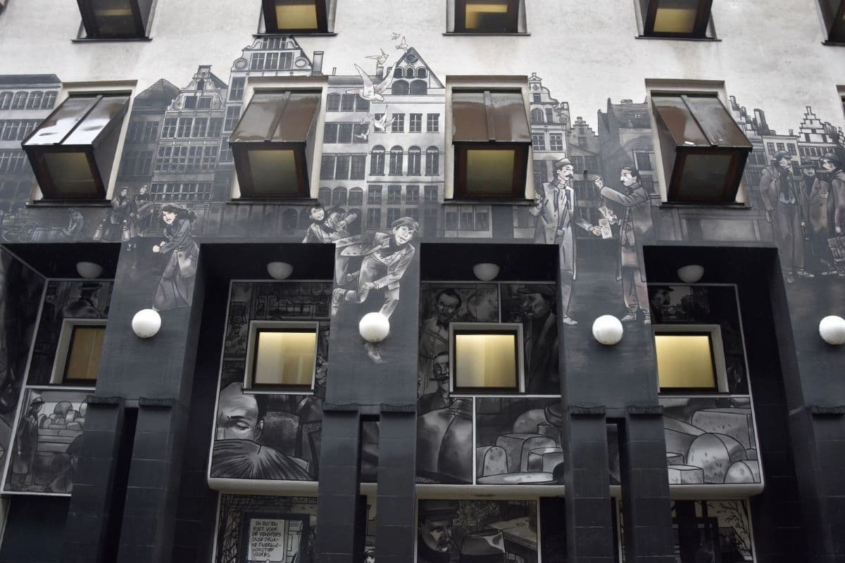 Street art à Anvers Belgique 