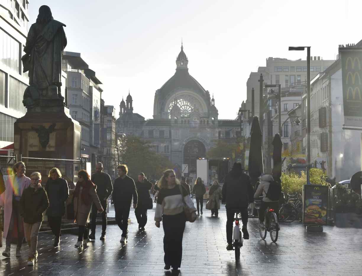 Belgique : Quartier de la gare à Anvers