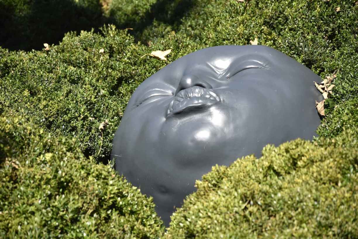 Normandie : les têtes des Jardins à Étretat 