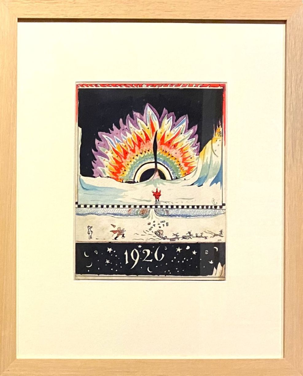 Aubusson dessin de Tokien Lettres du Père Noël Creuse