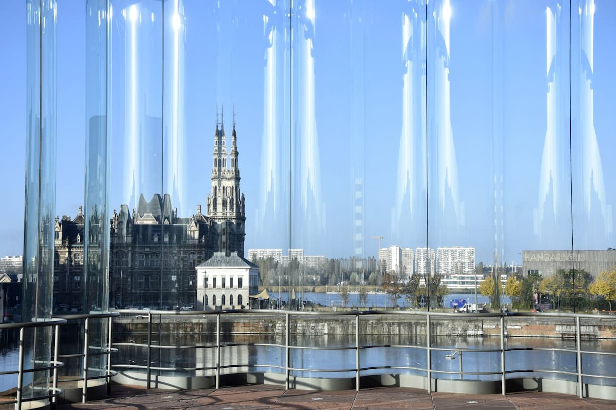 Belgique Anvers : la ville vue depuis le MAS
