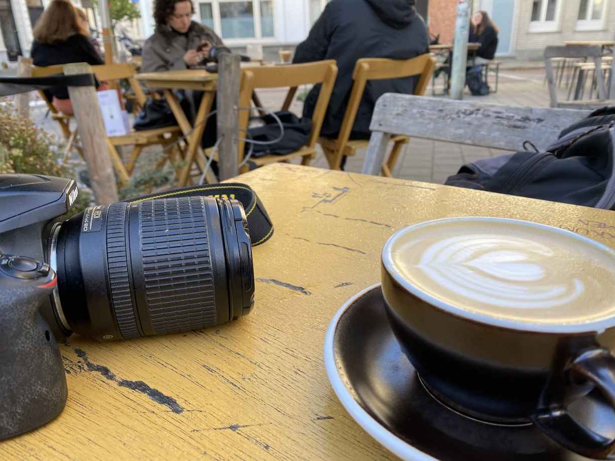 Café à Zurenborg à Anvers Belgique