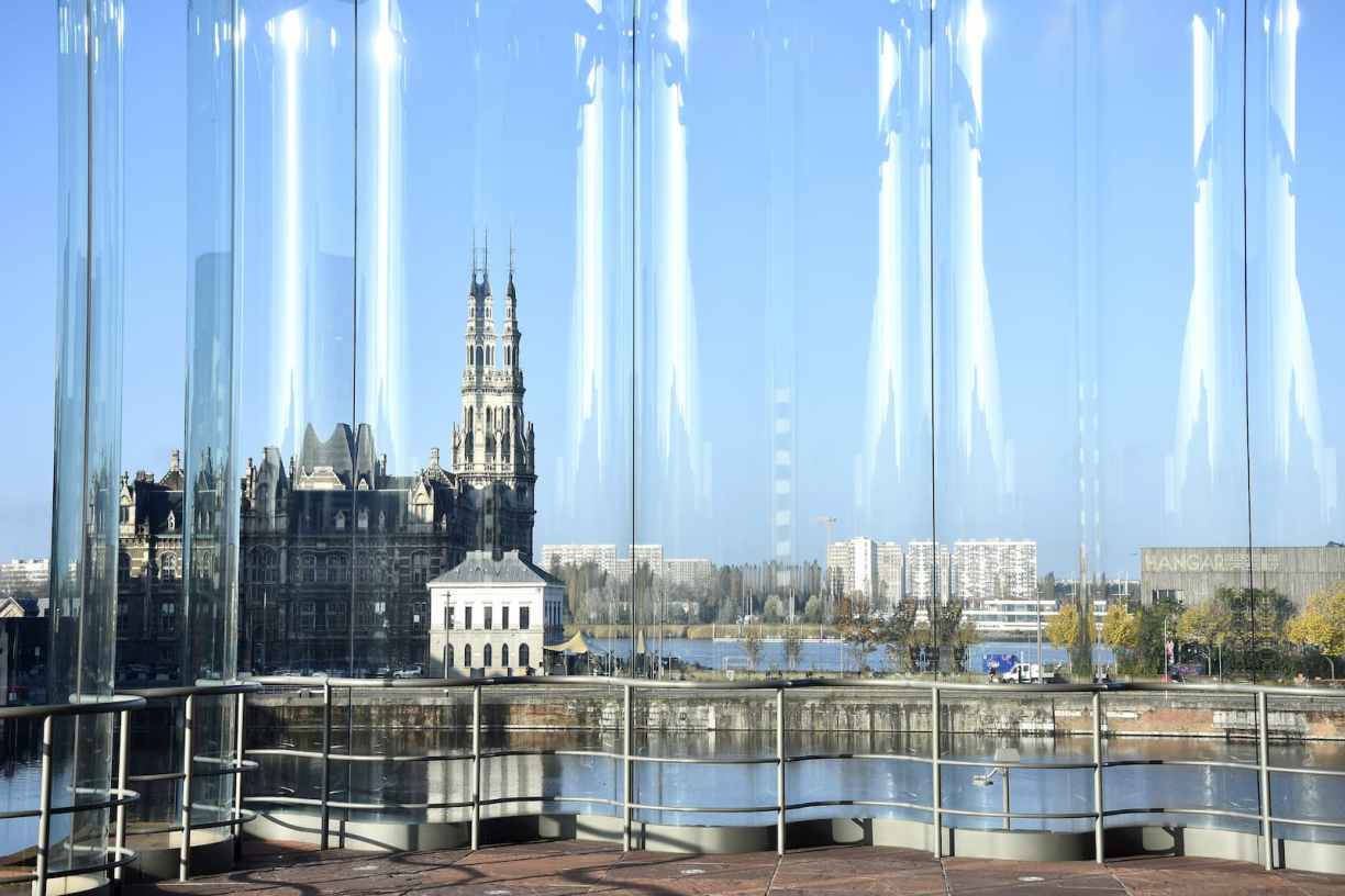 Belgique Anvers : la ville vue depuis le MAS